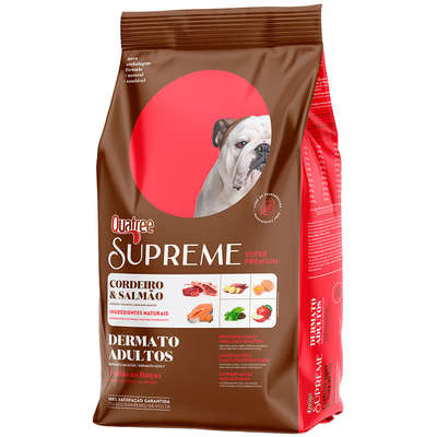 Ração Quatree Supreme Dermato Cordeiro e Salmão Cães Adultos 15kg