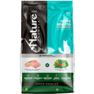 Ração Nature Fórmula Super Premium Para Gatos Adultos Castrados Sabor Proteínas Selecionadas 10,1kg