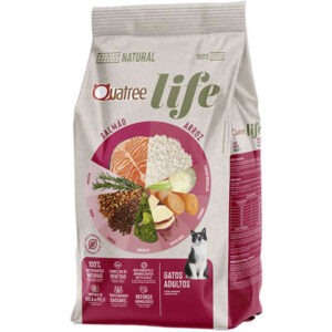 Ração Quatree Life Salmão e Arroz Gatos Adultos 10,1kg