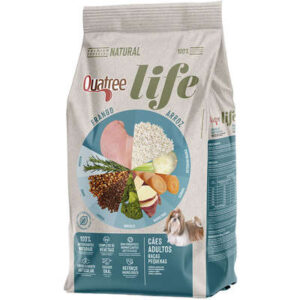 Ração Seca Quatree Life Frango e Arroz Cães Adultos Raças Pequenas 10kg