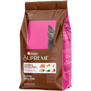 Ração Quatree Supreme Salmão e Batata Doce Gatos Adultos 10,1kg