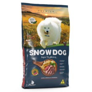 Ração Snow Dog Natural Cordeiro com Hortelã Cães Adultos Mini e Pequeno Porte 15kg