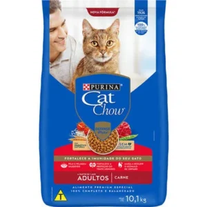 Ração Nestlé Purina Cat Chow Adultos Defense Plus Carne 10,1kg