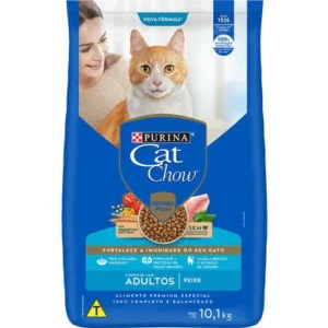 Ração Nestlé Purina Cat Chow Adultos Defense Plus Peixe 10,1kg
