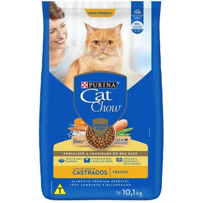 Ração Nestlé Purina Cat Chow para Gatos Castrados 10,1kg