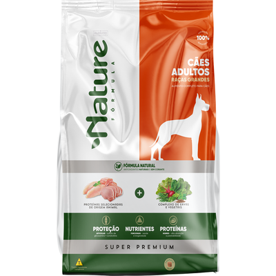 Ração Nature Fórmula para Cães Adultos Raças Grandes 15kg