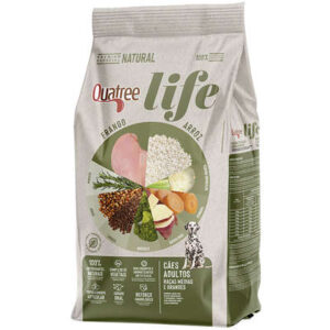 Ração Quatree Life Frango e Arroz Cães Adultos Raças Médias e Grandes 15kg
