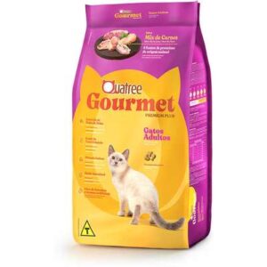 Ração Quatree Gourmet Mix de Carnes Gatos Adultos 10,1kg