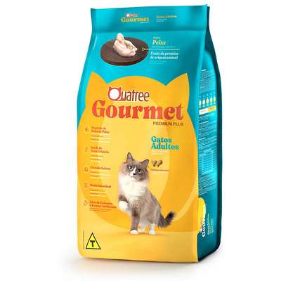 Ração Quatree Gourmet Peixe Gatos Adultos 10,1kg