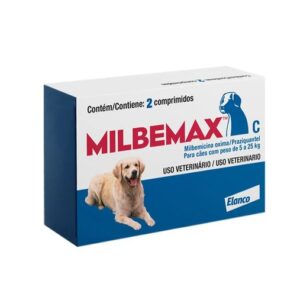 Milbemax Cães 5 a 25Kg (2 Comprimidos)