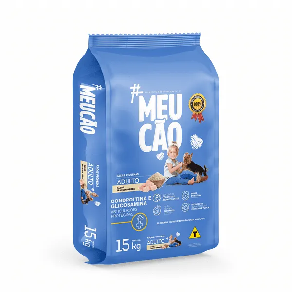 Ração Meu Cão Adulto Raças Pequenas Frango e Arroz 15kg