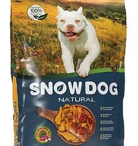 Snow Dog Premium Natural Sabor Frango com Chips de Batata Doce para Cães Adulto 15 kg