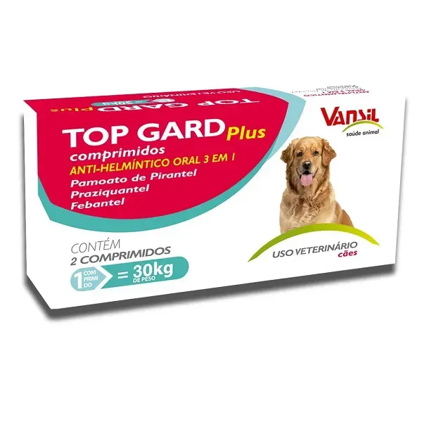 Top Gard Plus 1800mg 30KG (2 Comprimidos)