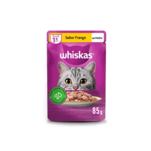 Ração Úmida Whiskas Sachê Sabor Frango ao Molho para Gatos Adultos