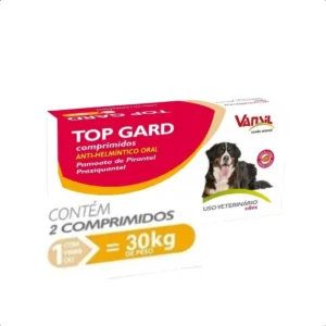 Vermífugo Top Gard 1980mg 30kg