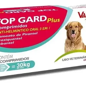 Vermífugo Top Gard Plus 1800mg 30kg