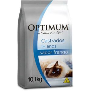 Ração Seca Optimum Gatos Adultos 1+ anos sabor Frango